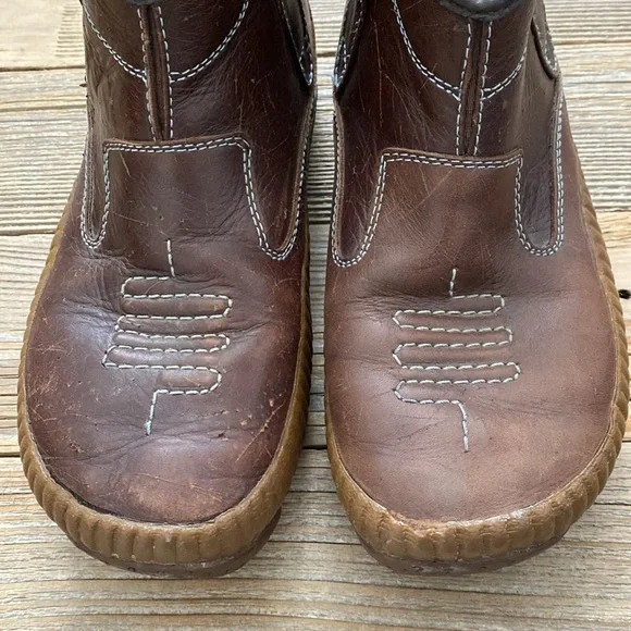 Vintage Simple “Pedbed” Western Slip-On Booties. Size 8.5. - Picture 5 of 10